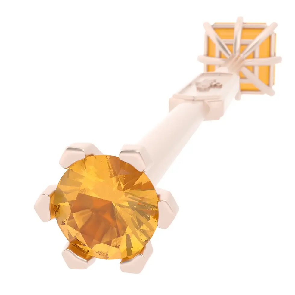 Miniaturbild: Viski Saba - Whiskey Stirrer Saba with Madeira Citrine
