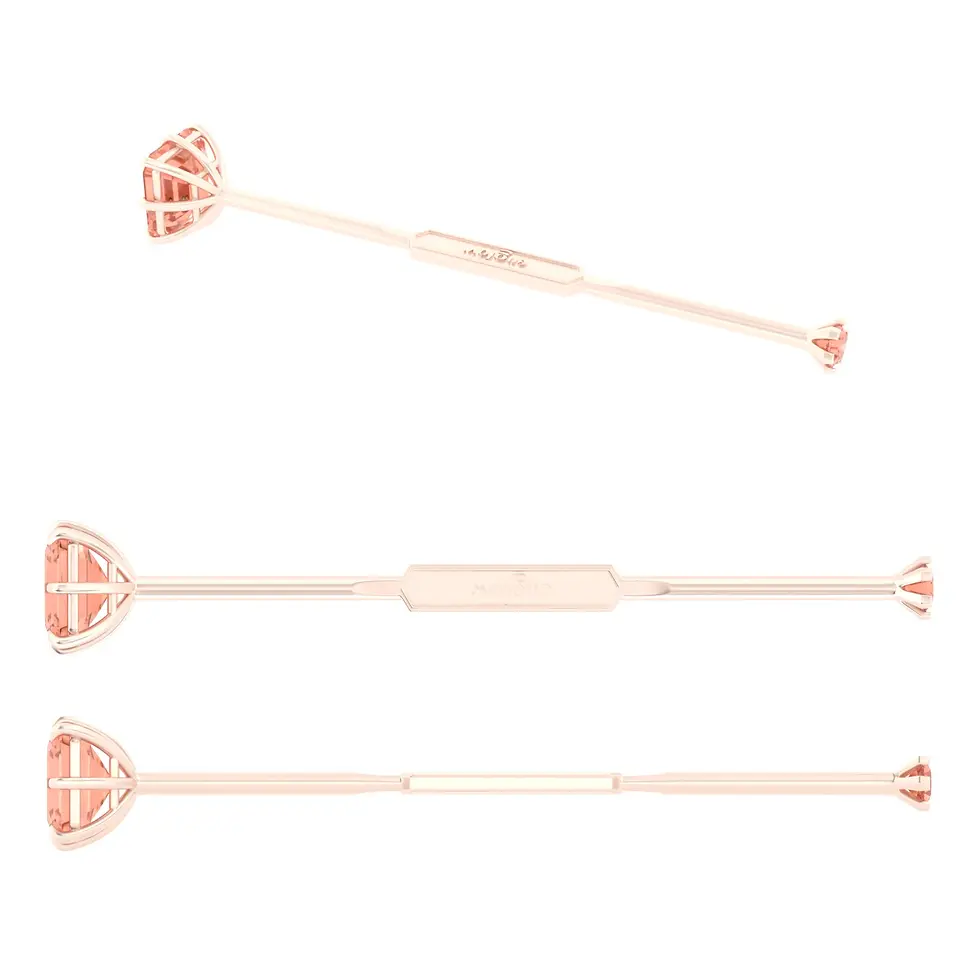 Thumbnail: Viski Saba - Whiskey Stirrer Saba with Peach Tourmaline