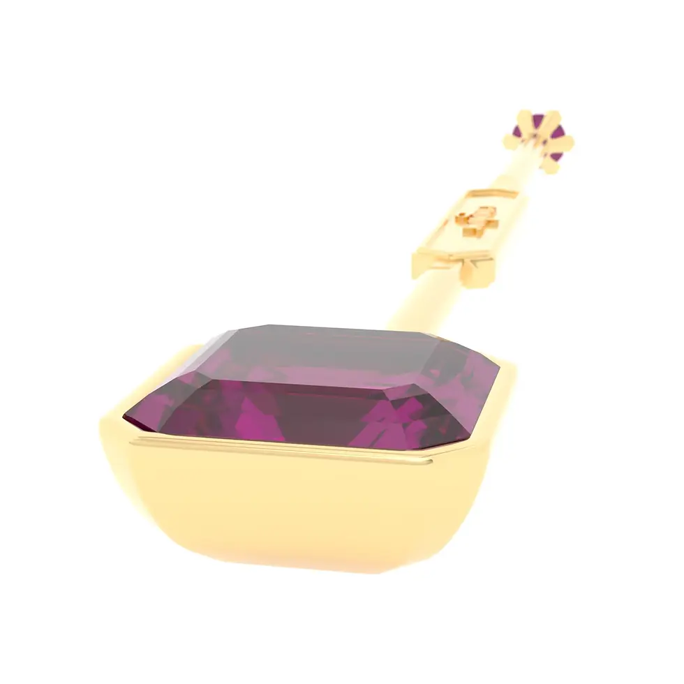 Miniaturbild: Viski Sitta - Whiskey Stirrer Sitta with Rubellite Tourmaline