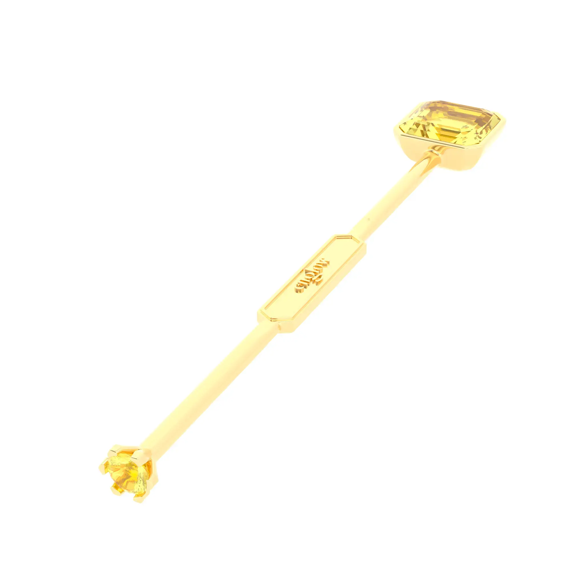 Viski Sitta - Yellow Gold with Yellow Citrine