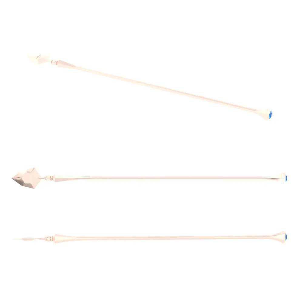 Thumbnail: Coctel Saba - Cocktail Stirrer Saba with Electric Blue Topaz