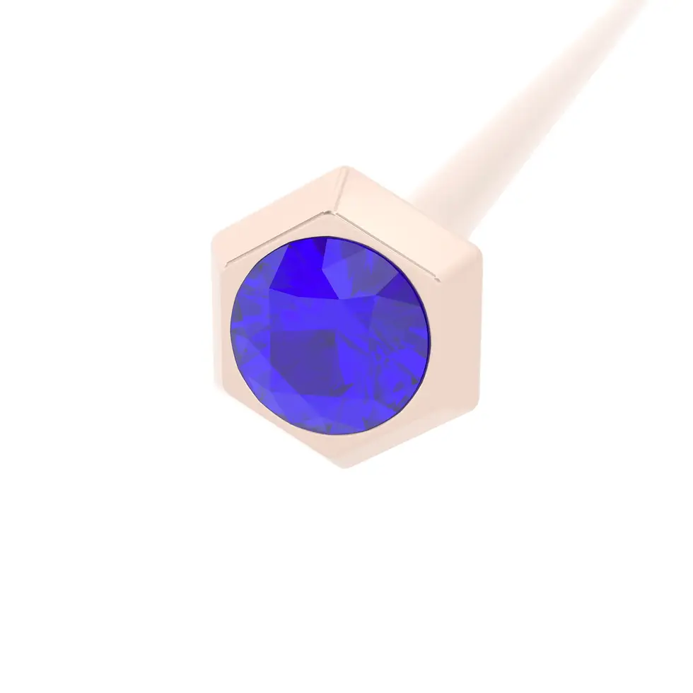 Miniaturbild: Coctel Saba - Rose Gold with Tanzanite