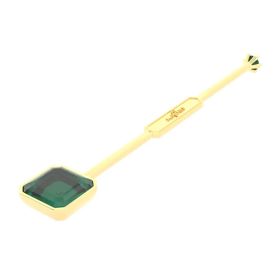 Miniaturbild: Viski Sitta - Whiskey Stirrer Sitta with Columbian Emerald