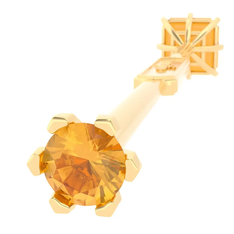 Miniaturbild: Viski Saba - Whiskey Stirrer Saba with Madeira Citrine