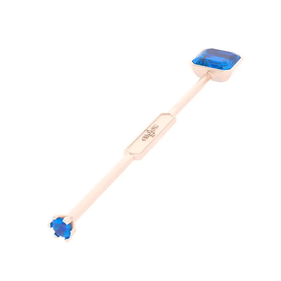 Thumbnail: Viski Sitta - Whiskey Stirrer Sitta with London Blue Topaz