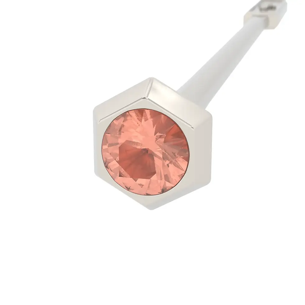 Miniaturbild: Coctel Sitta - Cocktail Stirrer Sitta with Peach Tourmaline