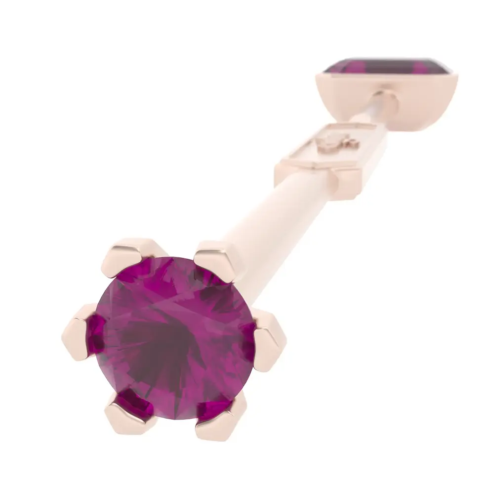 Miniaturbild: Viski Sitta - Whiskey Stirrer Sitta with Rubellite Tourmaline