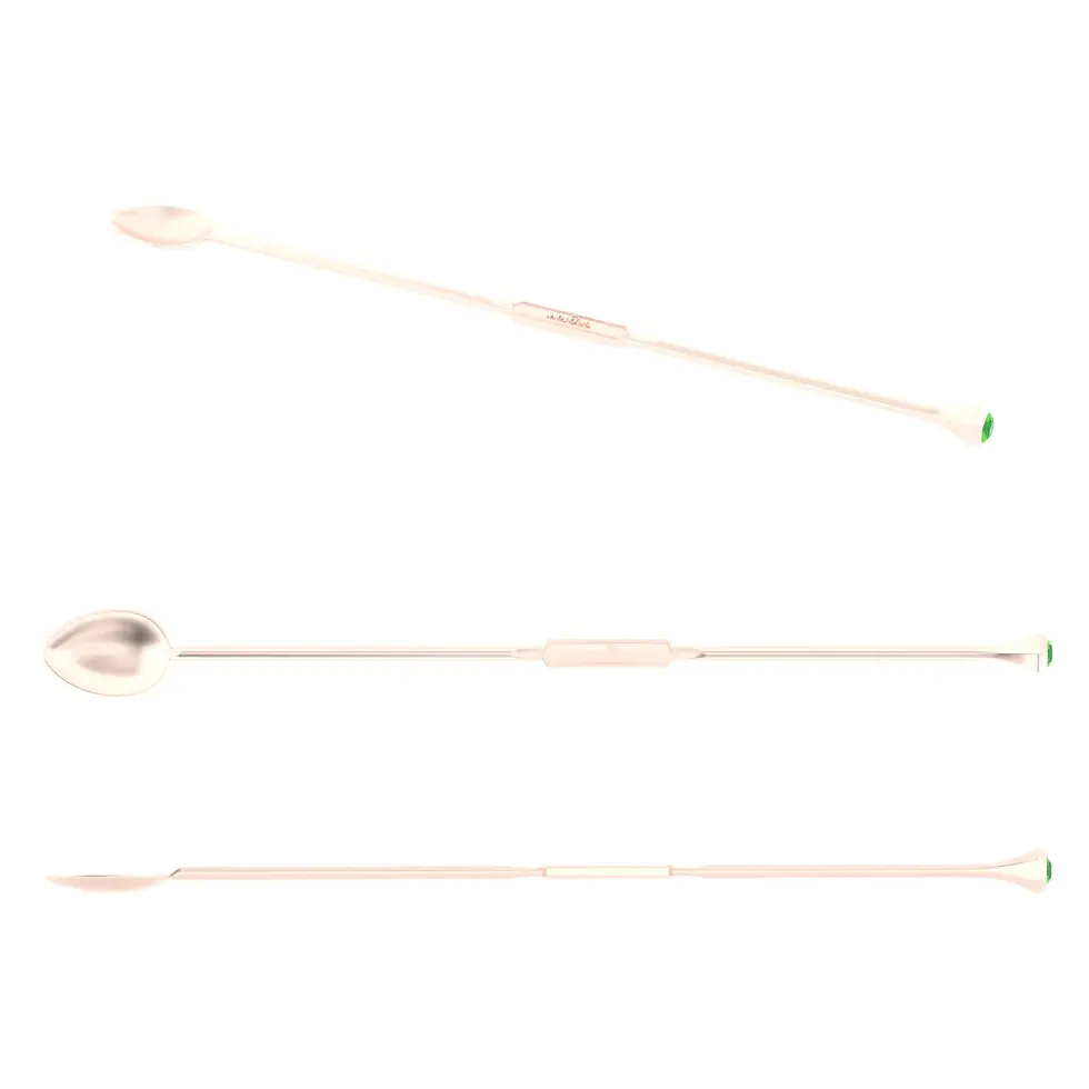 Thumbnail: Coctel Sitta - Cocktail Stirrer Sitta with Peridot - GIFT SET