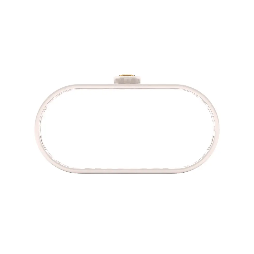 Thumbnail: Sands Art-Déco - White Gold with Golden Citrine