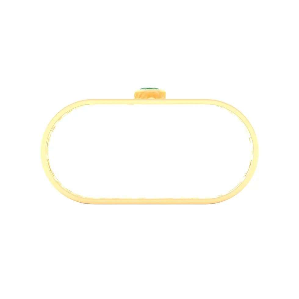 Thumbnail: Sands Art-Déco - Napkin Rings with Zambian Emerald - GIFT SET 2 pieces