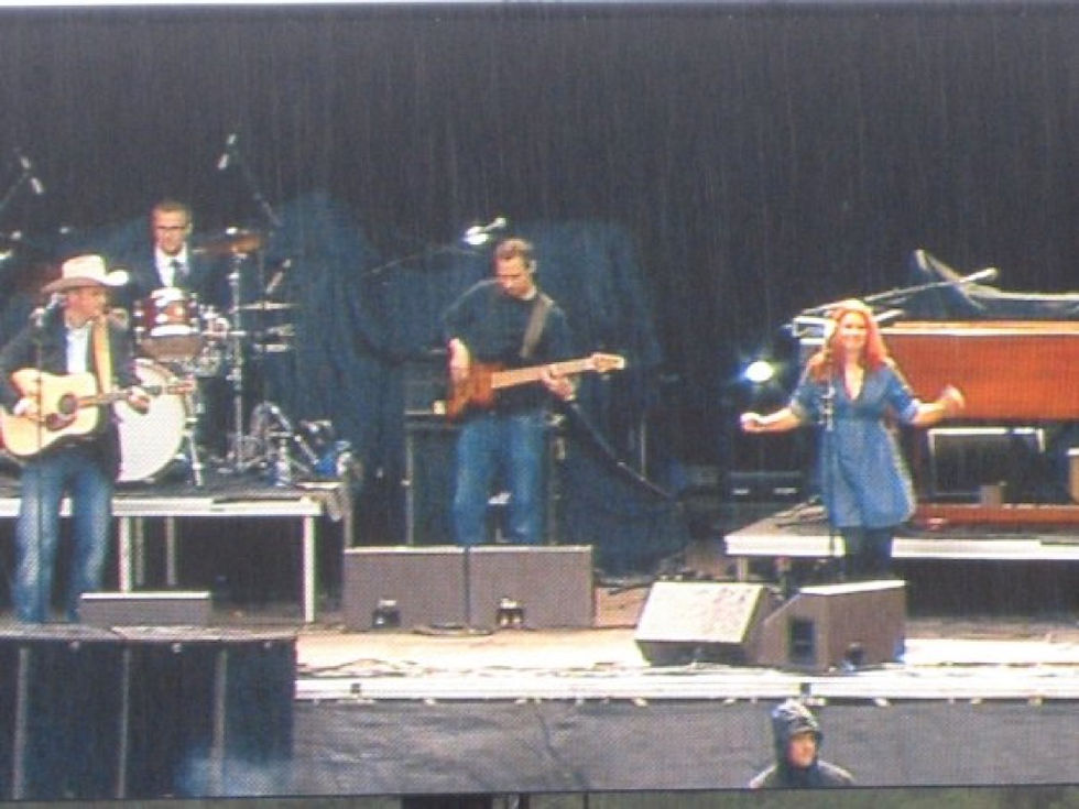 A rainy evening in Bergen, Norway in august 2009