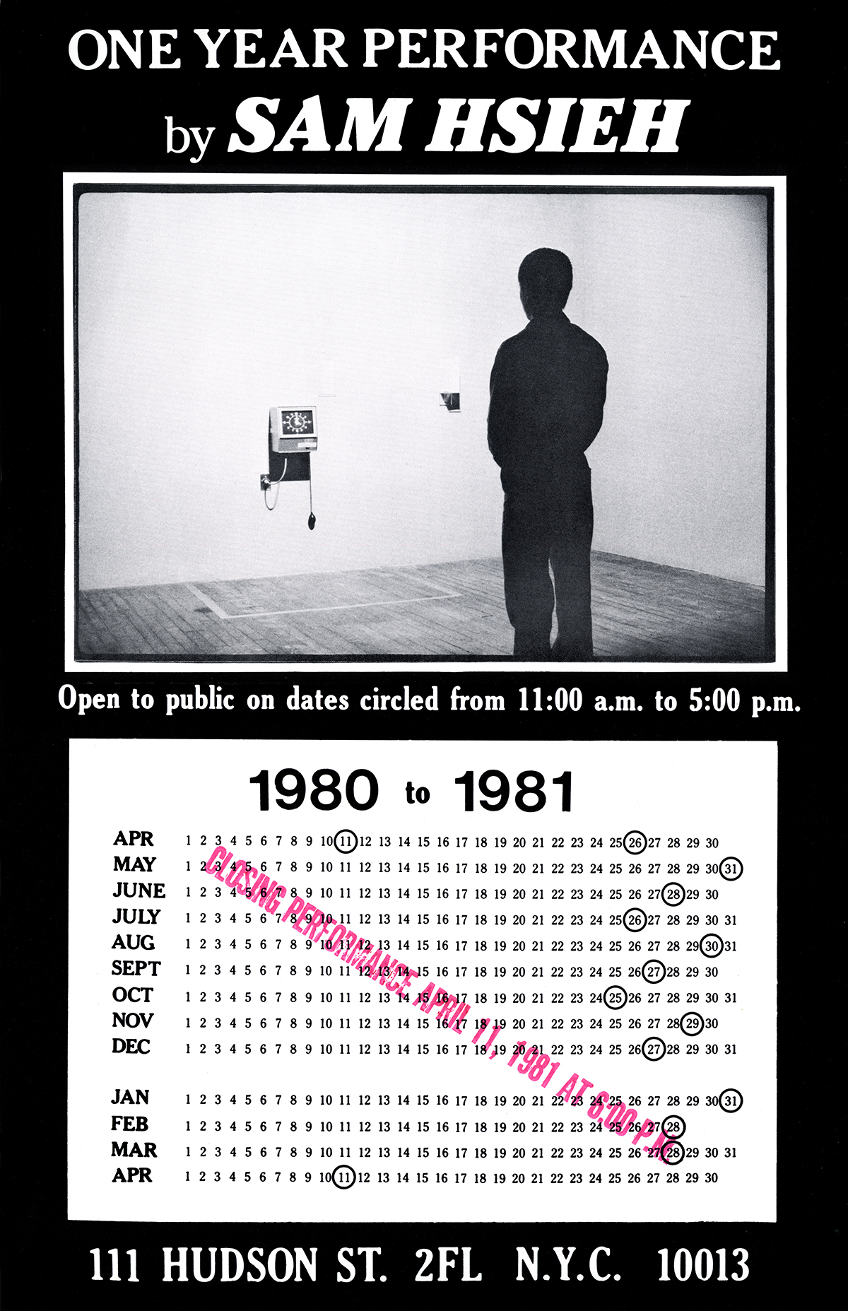 《Cage Piece》相關圖像｜來源：Tehching Hsieh 官方網站（© Tehching Hsieh）