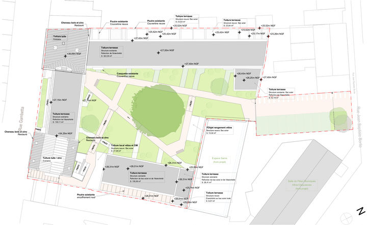 Villeneuve d'ascq _Jean_Jaures_vue jardin Saison Menu & Associes Architectes Urbanistes