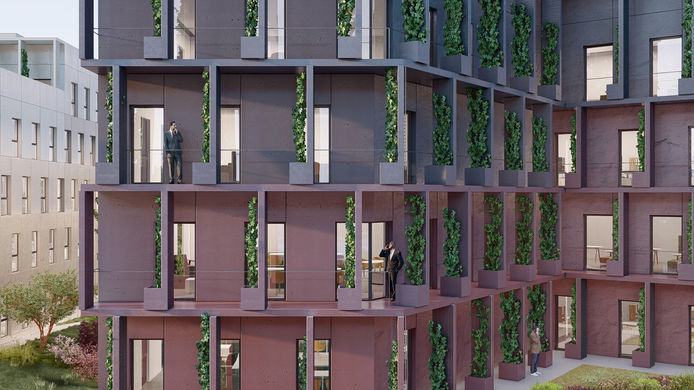 Macrolot 2, Écopôle Valmy, Dijon - Saison Menu & Associes Architectes Urbanistes