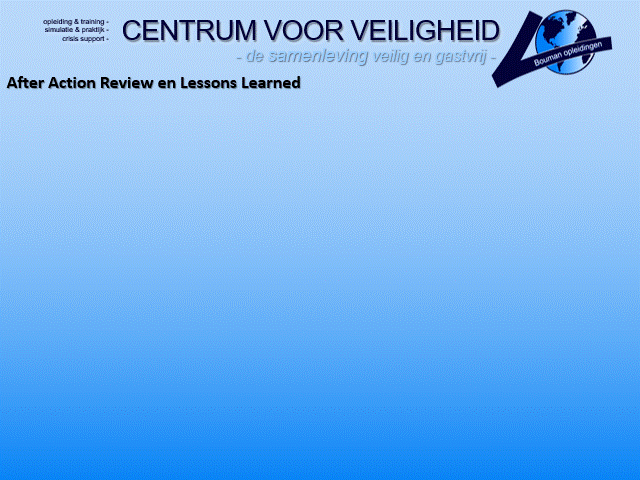 After Action Review