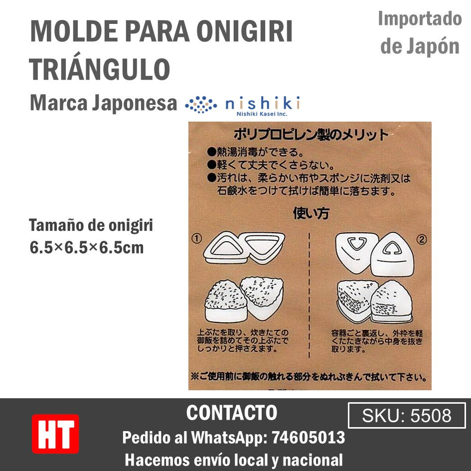 Miniatura: MOLDE P. ONIGIRI 2 UNID. NISHIKI 150285