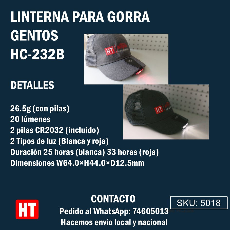 Miniatura: LINTERNA PARA GORRA