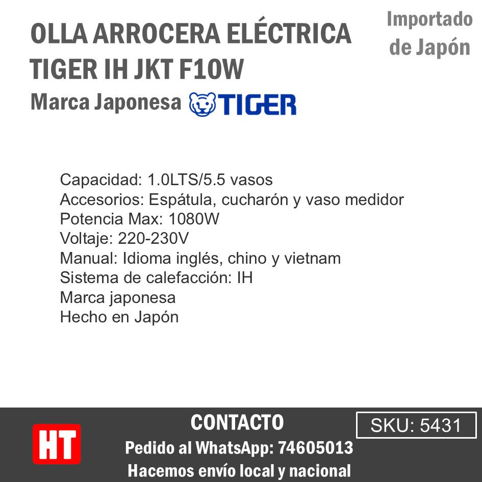 Miniatura: OLLA ARROC. ELECTIRCA TIGER JKT-F10W-SK