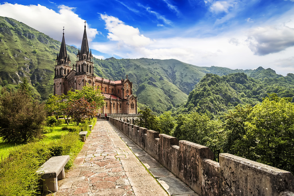 Photo: Basílica de Covadonga, the Pride of Asturias