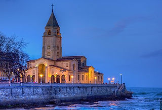 San Pedro Church at Night