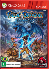 Blue Dragon: Versão 1 Disco - XBOX 360 RGH [LEGENDADO PT-BR] {2026}