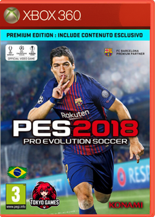 Pro Evolution Soccer 2018: Premium Edition - XBOX 360 RGH [PT-BR]