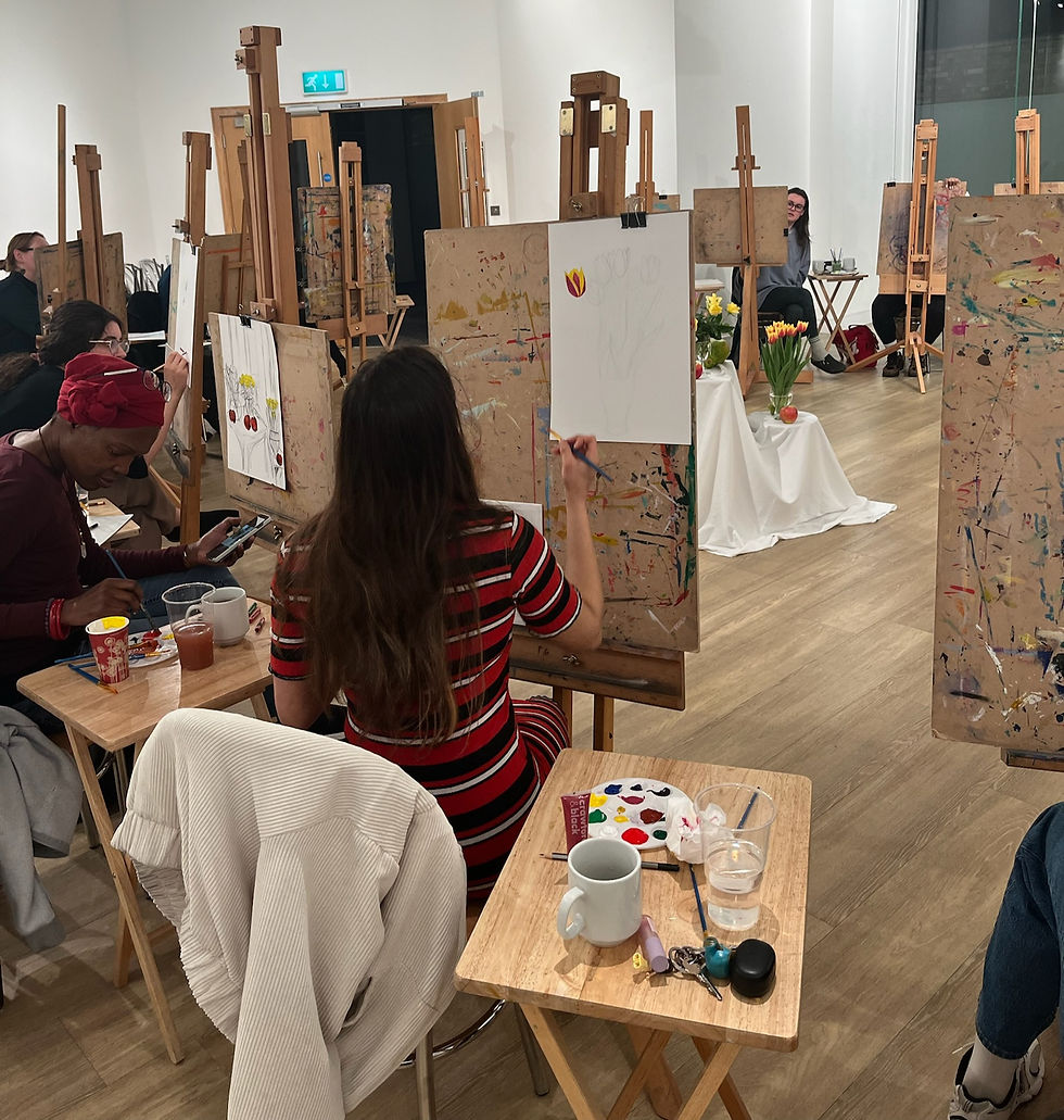 Tea & Paint with local Artist Yasmine Kadhim