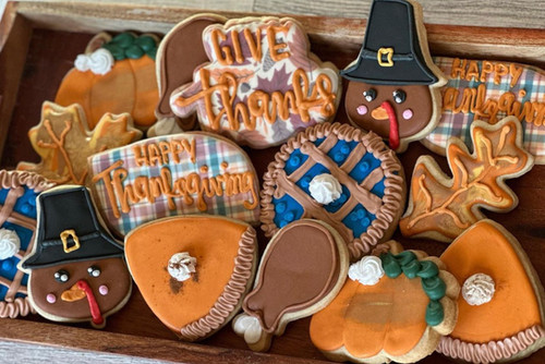 Thanksgiving Cookie Platter | specialtysweets