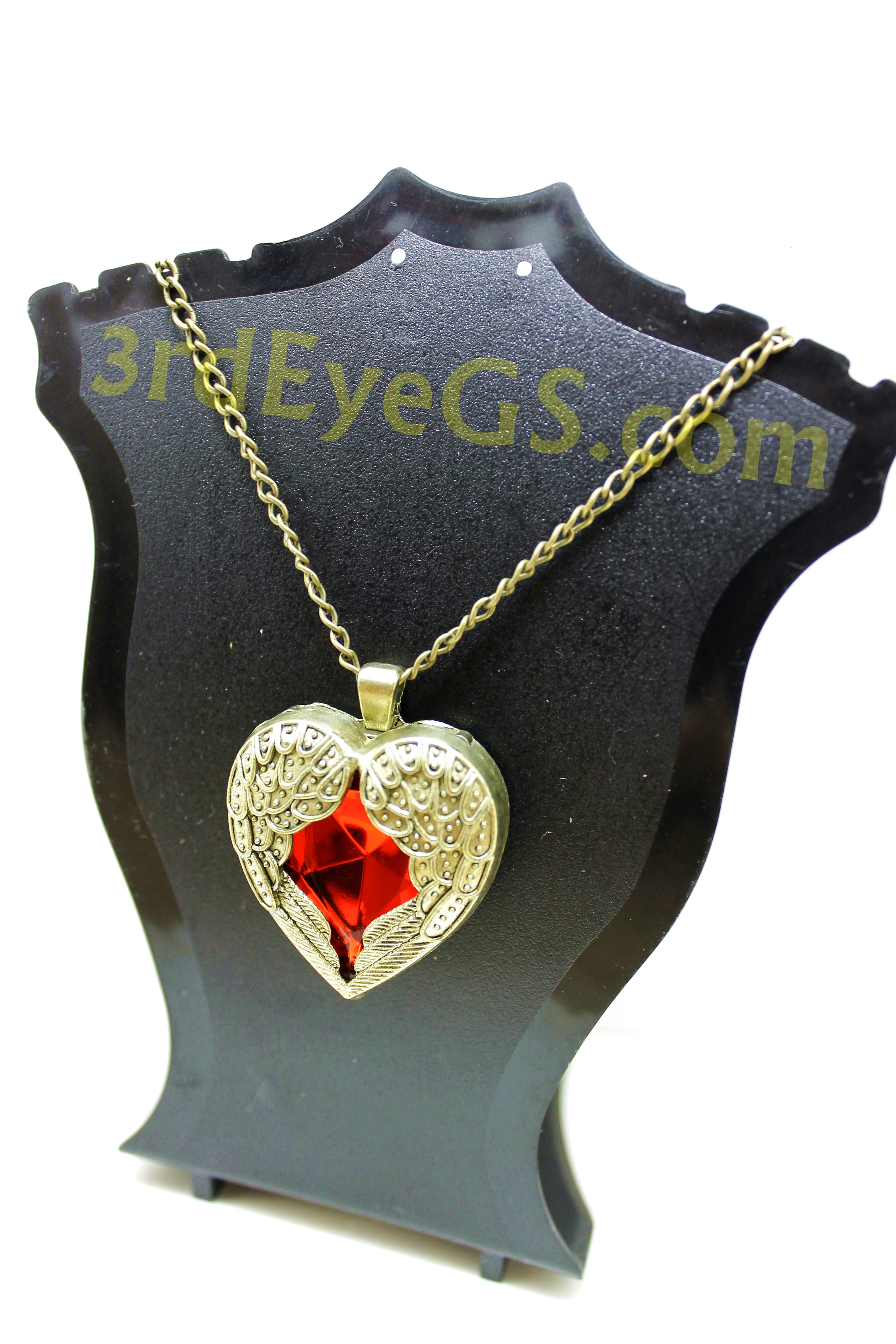 Winged Heart Necklace