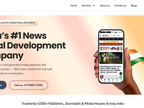 Best News Portal Development Company in India