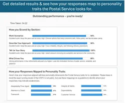 Postal 474 Practice Test Results