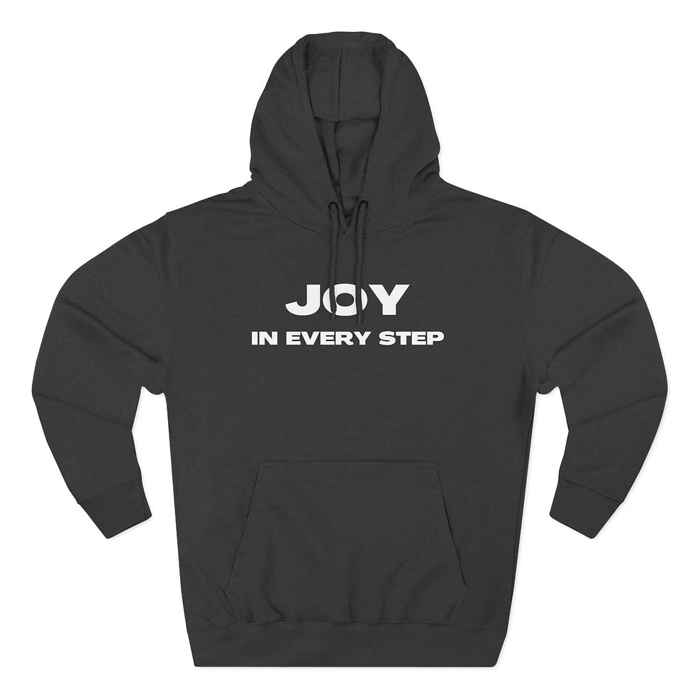 Thumbnail: Unisex Premium Pullover "Joy" Hoodie White Lettering