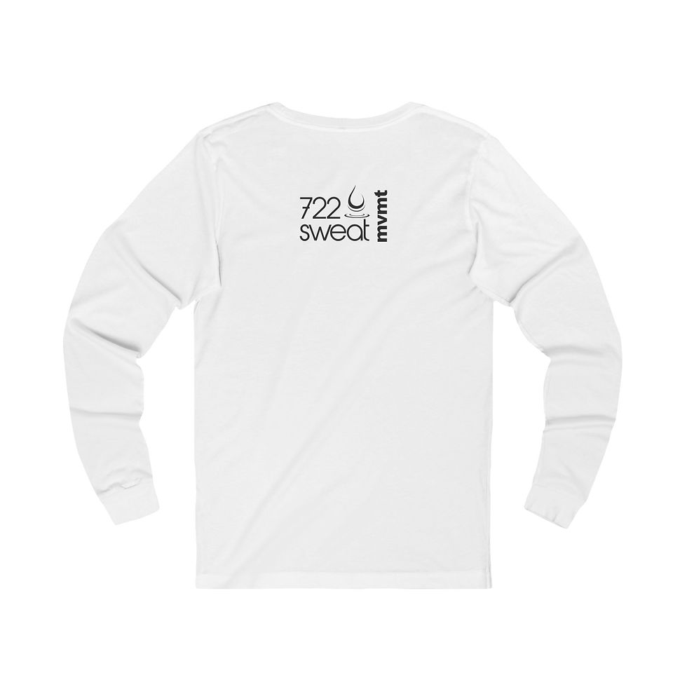 Thumbnail: Unisex Jersey Long Sleeve "Joy" Tee Black Lettering
