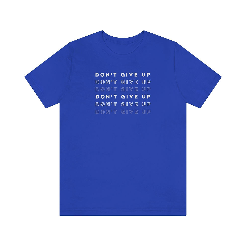 Thumbnail: Unisex Jersey Short Sleeve "D.G.U." Tee White Lettering