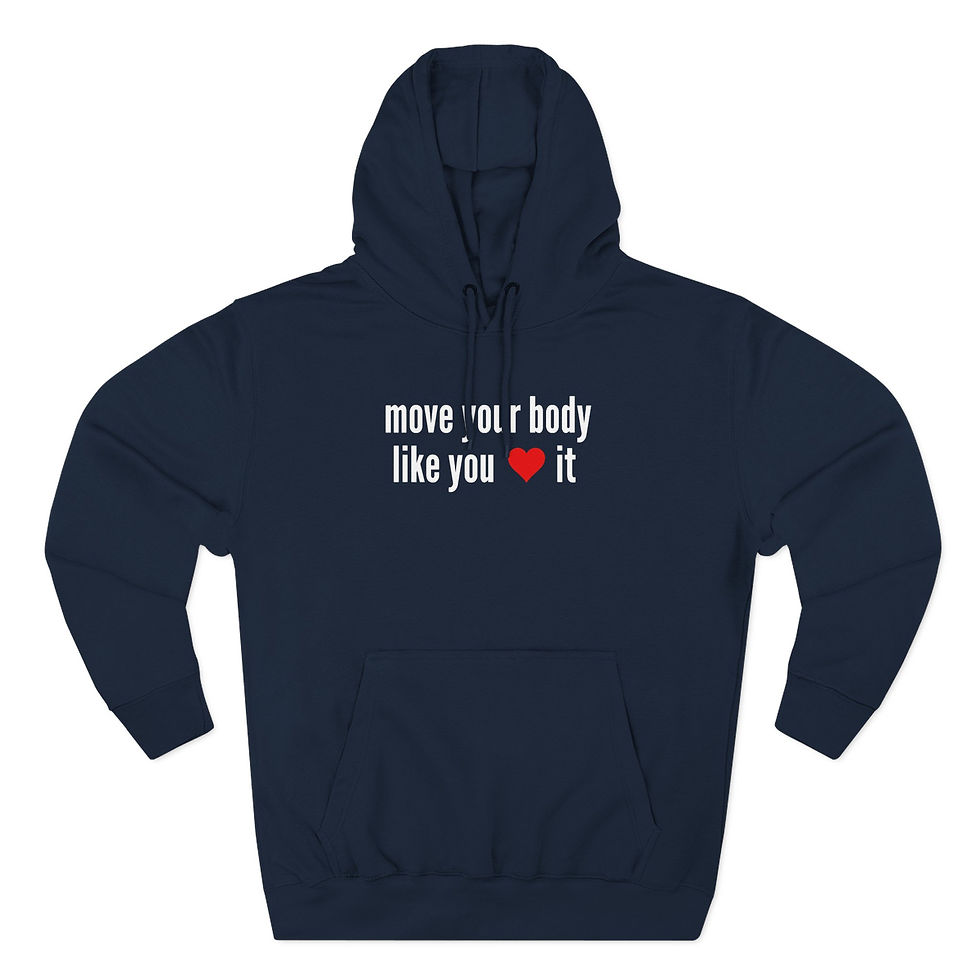 Thumbnail: Unisex Premium Pullover "Move 2.0" Hoodie White Lettering