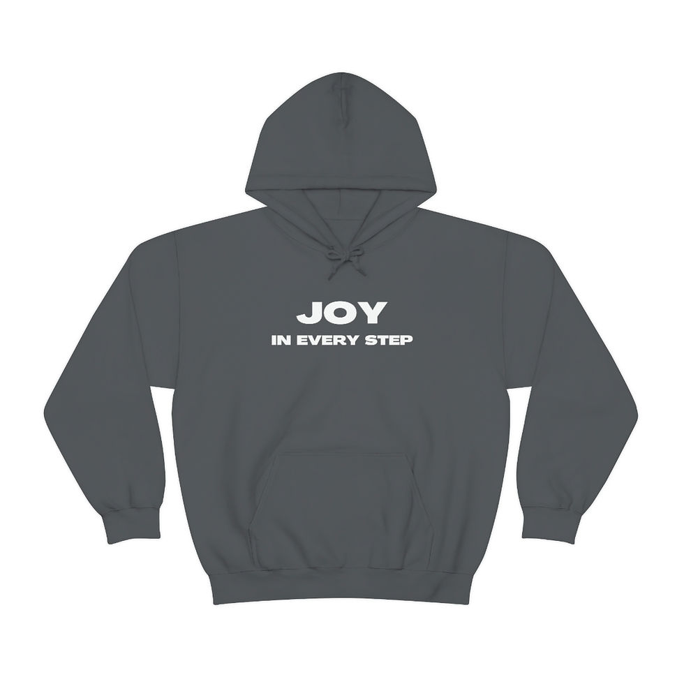 Thumbnail: Size 3XL-5XL Unisex Heavy Blend™ Hooded "Joy" Sweatshirt White Lettering