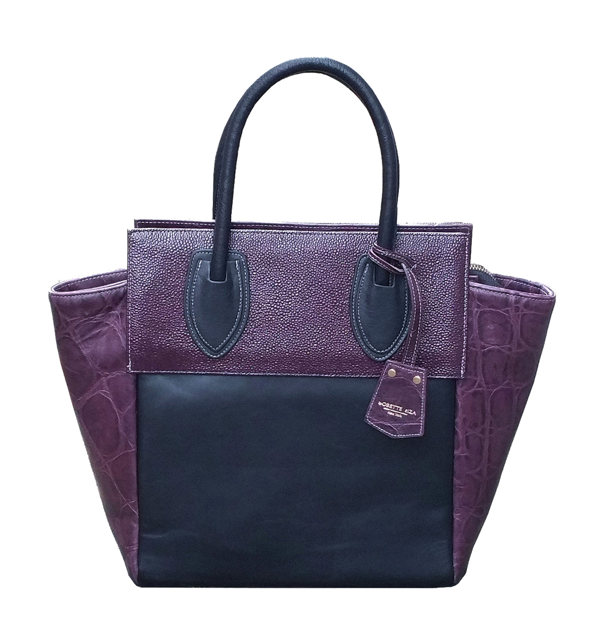 HILDA EMBOSSED LEATHER