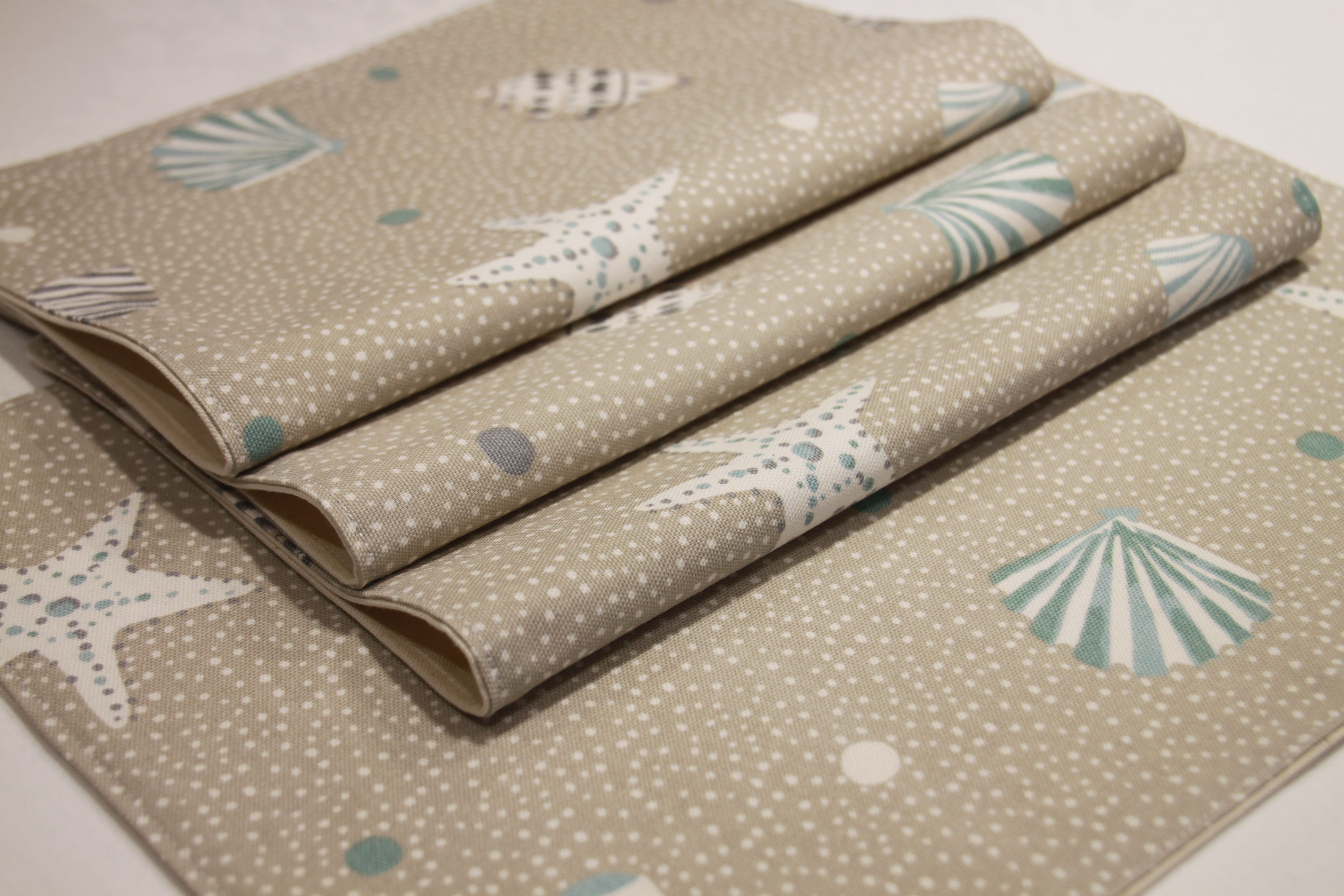 Set of 6 Seashells Placemats