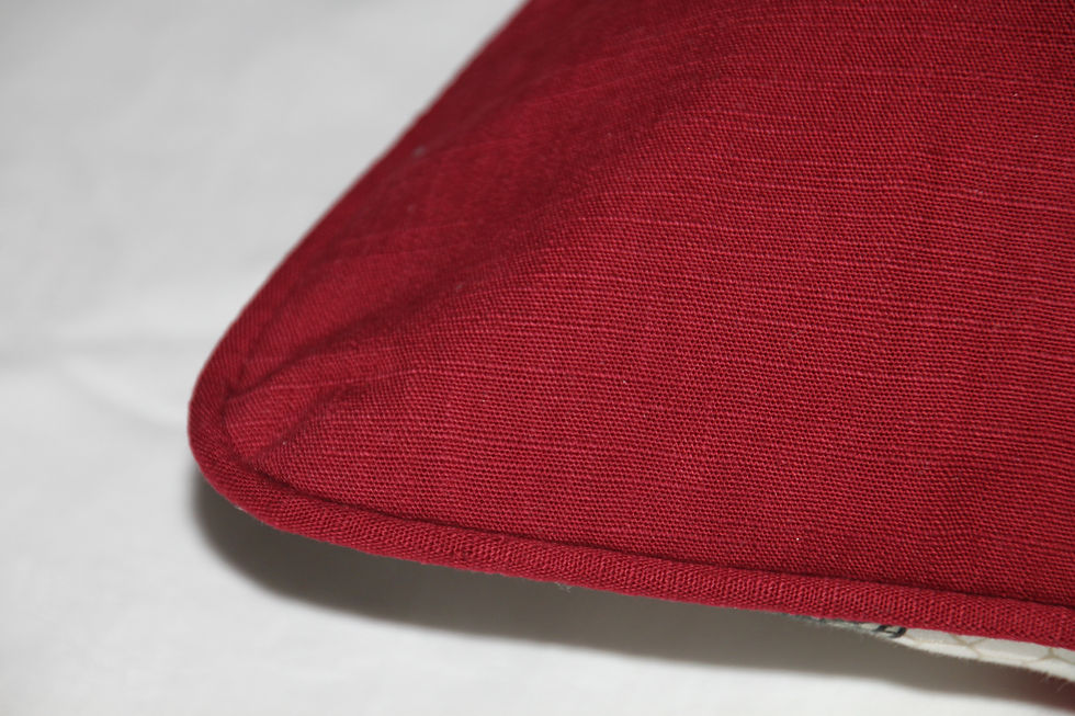 Thumbnail: Papillon Red Cushion Cover 17"x 17"