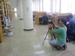 臺北花博「機器人互動體感劇場」影片拍攝過程