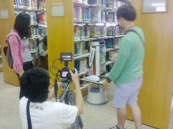 臺北花博「機器人互動體感劇場」影片拍攝過程