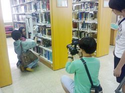 臺北花博「機器人互動體感劇場」影片拍攝過程