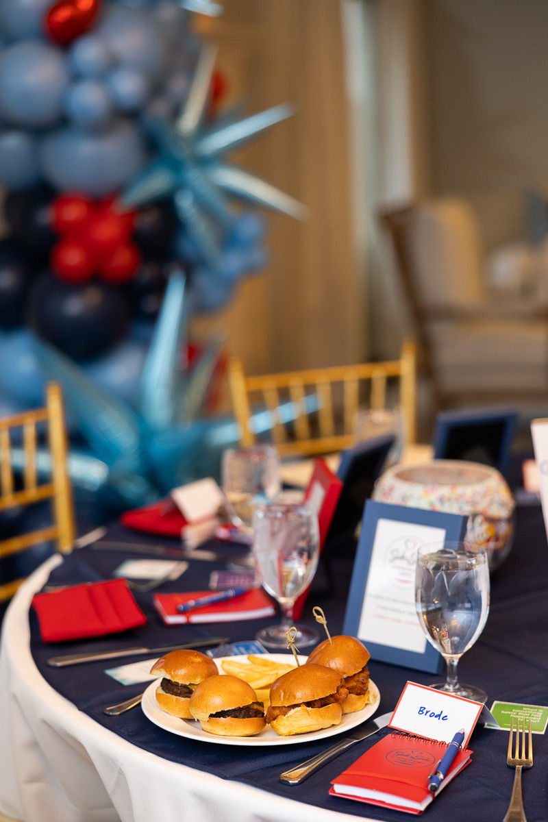 Snapshot of the table decorations