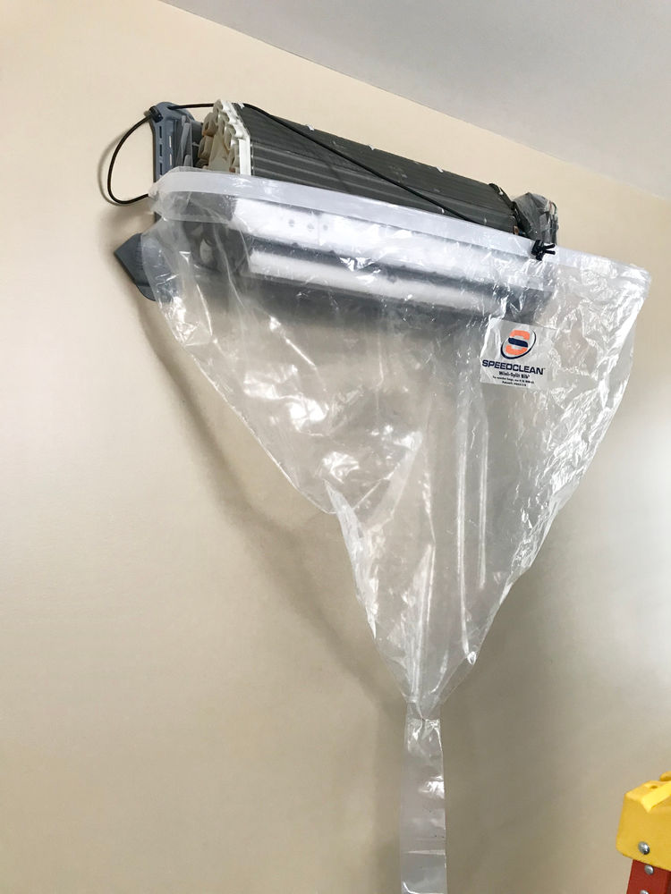Watch video of Mini Split (ductless) heat pump cleaning!