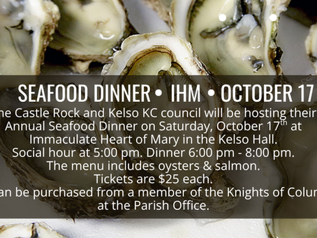 Knights of Columbus Seafood Dinner
