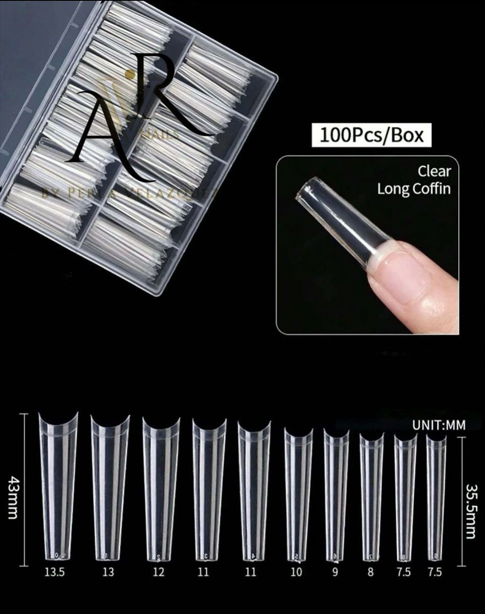 Miniatura: Gel tips XL | 200 