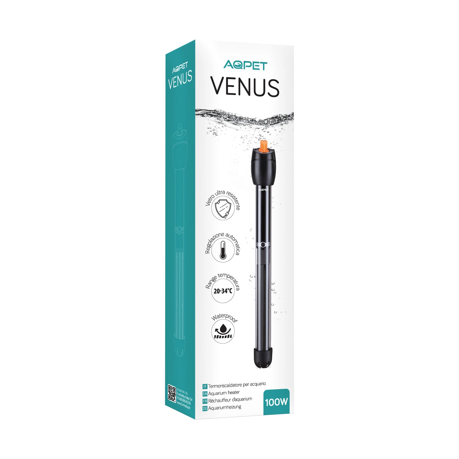 Aqpet riscaldatore venus 100 WATT