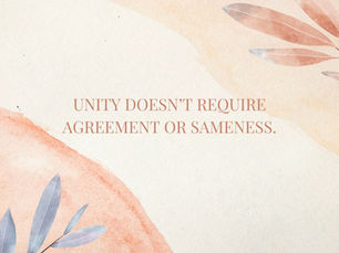 Find Connection: Create Unity in a Hurting World