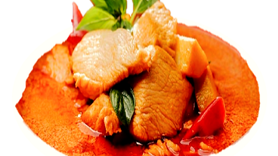 62. RED CURRY (DINNER SIZE WE SELL RICE SEPARATELY WITH THIS ORDER. PLEASE choose choice of side orders in EXTRA.)