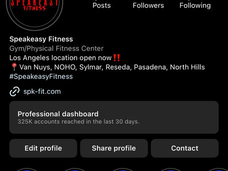 Follow us on IG for club updates, announcements, fitness motivation & more!